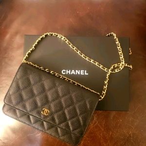 Chanel Classic - Caviar Quilted Wallet on Chain